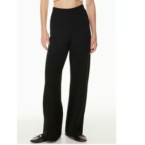 Wilfred Free Aritzia Black Wide Leg Relaxed Comfy Smart Casual Pants sz XS